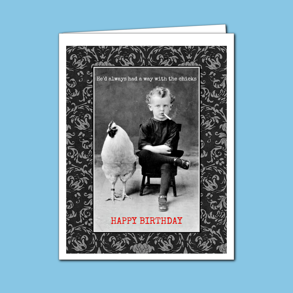 Chicks Birthday Greeting Card