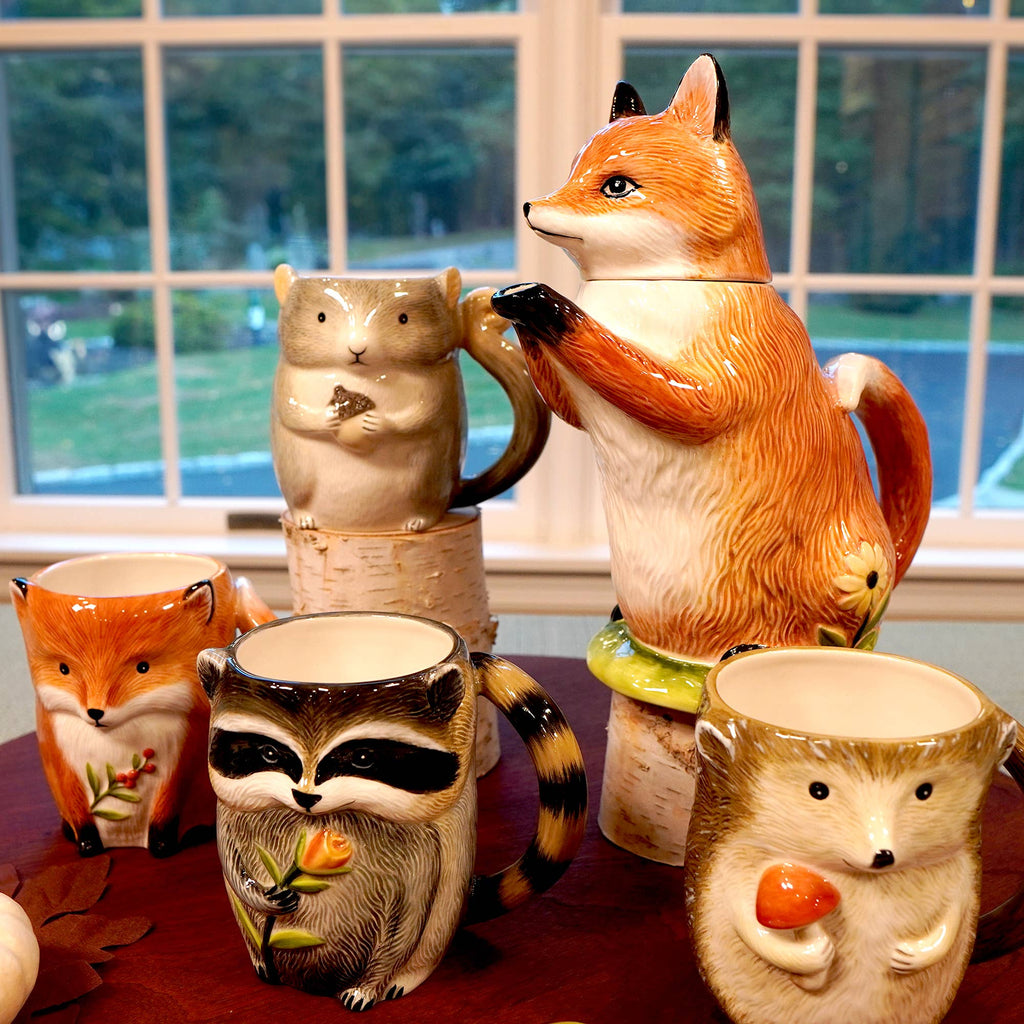 Woodland Critters Fall 3-D Mugs 16 oz.
