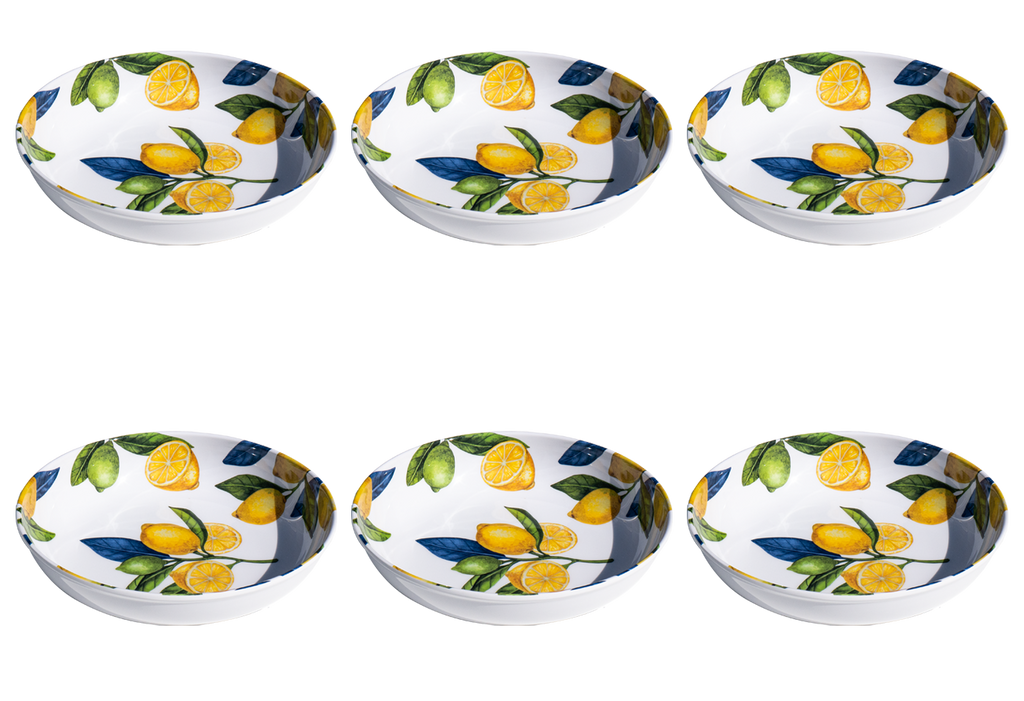 Lemon Orchard Microwavable Melamine Dinnerware Collection