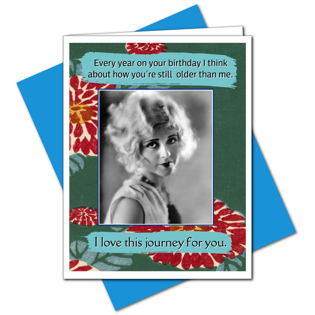 I Love This Journey For You - Birthday Greeting Card