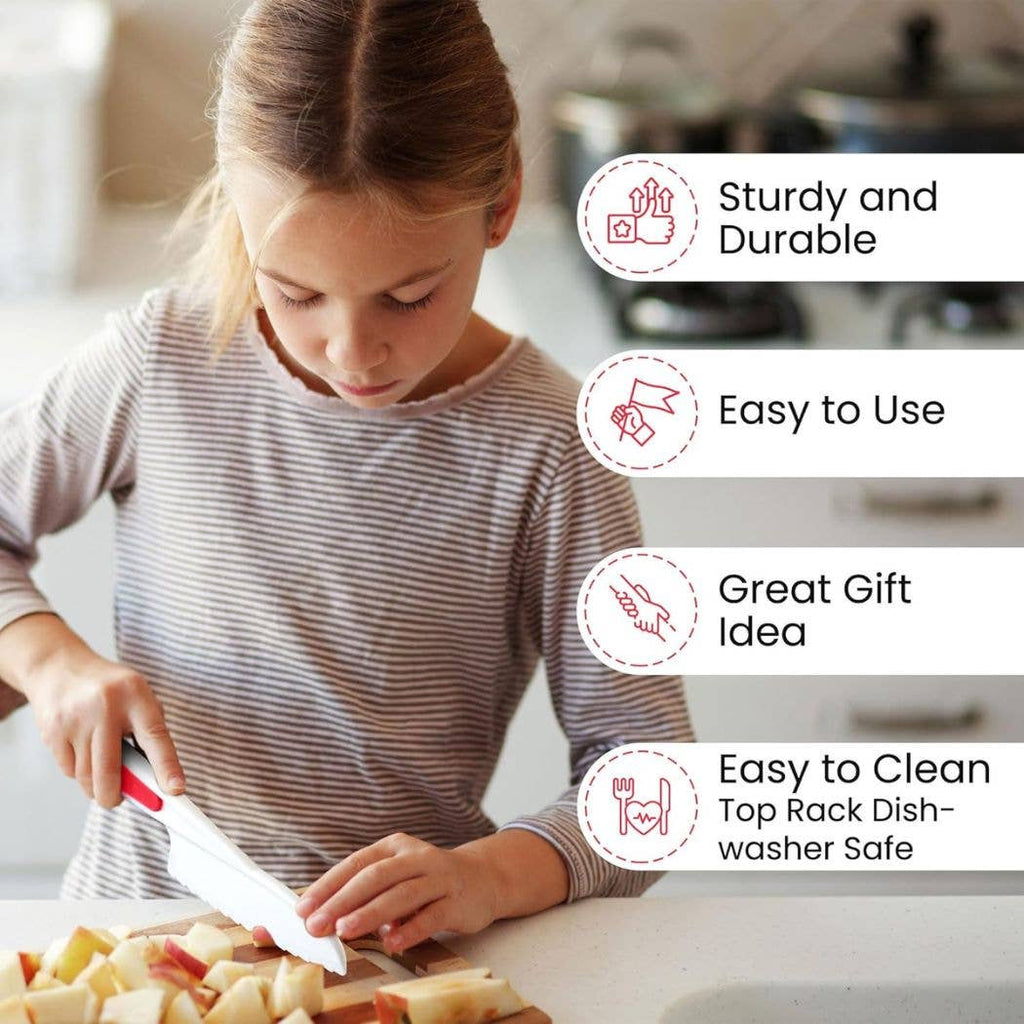 Safety Knife Set for Kids - 3 Piece