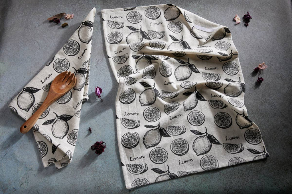 Cotton Set of 2 Kitchen Towels - Printed