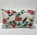 Pillow Applique/Embo 12x20" Bird Flock Multi