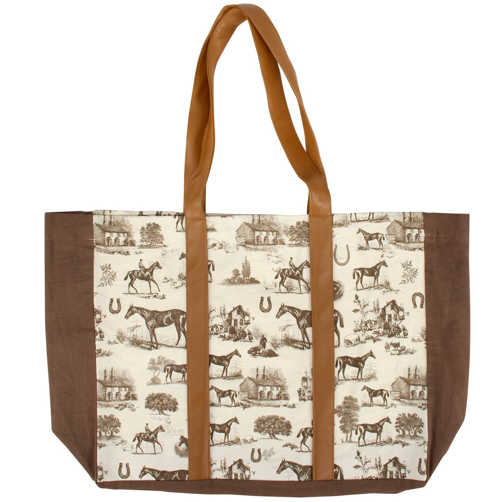 Horse Toile Tote