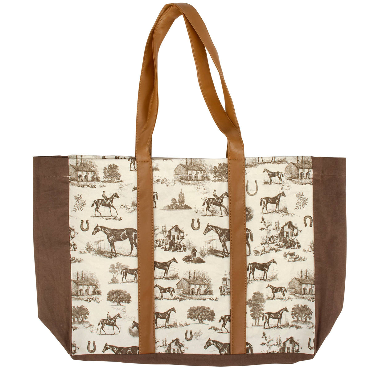 Horse Toile Tote