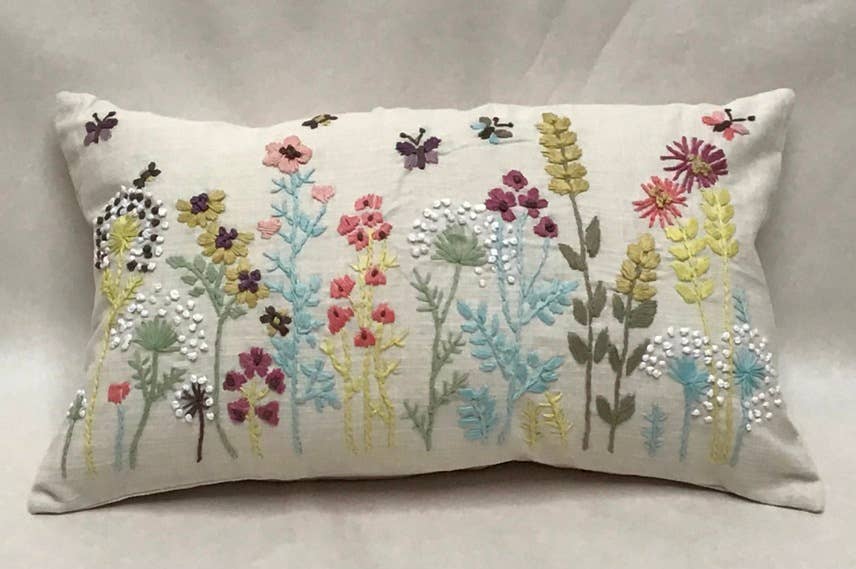 Pillow Applique/Embo 12x20" Country Faire
