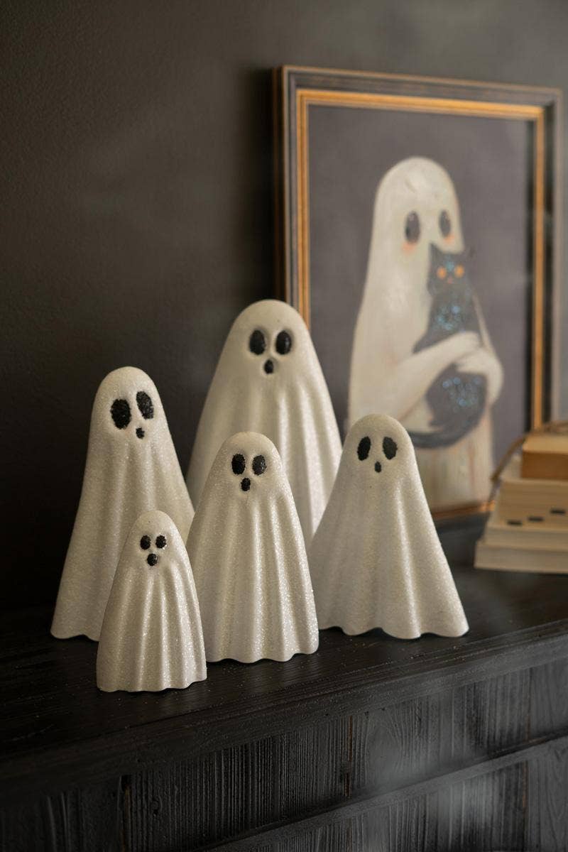 SET OF FIVE HALLOWEEN GHOSTS