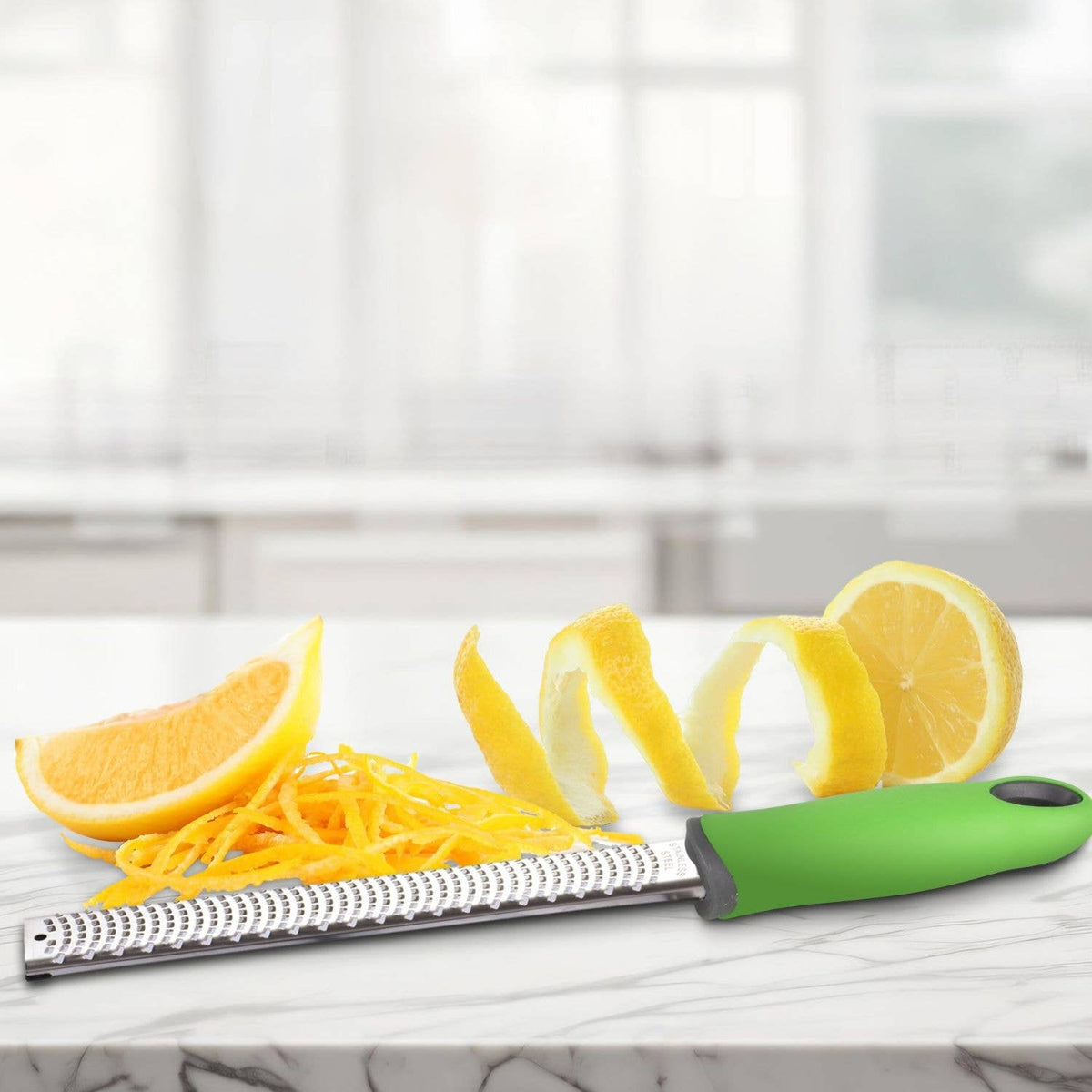 Stainless Steel Cheese Grater & Citrus Zester