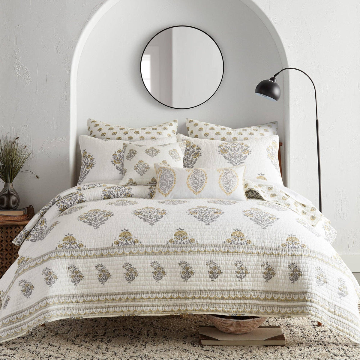 Kamira Ochre Matchback Pillow