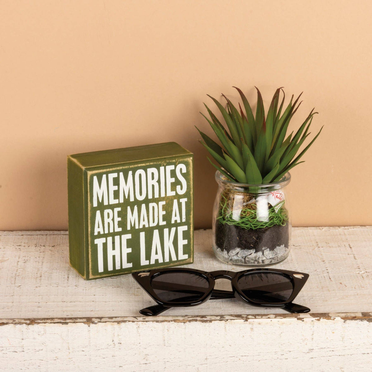 At The Lake Box Sign