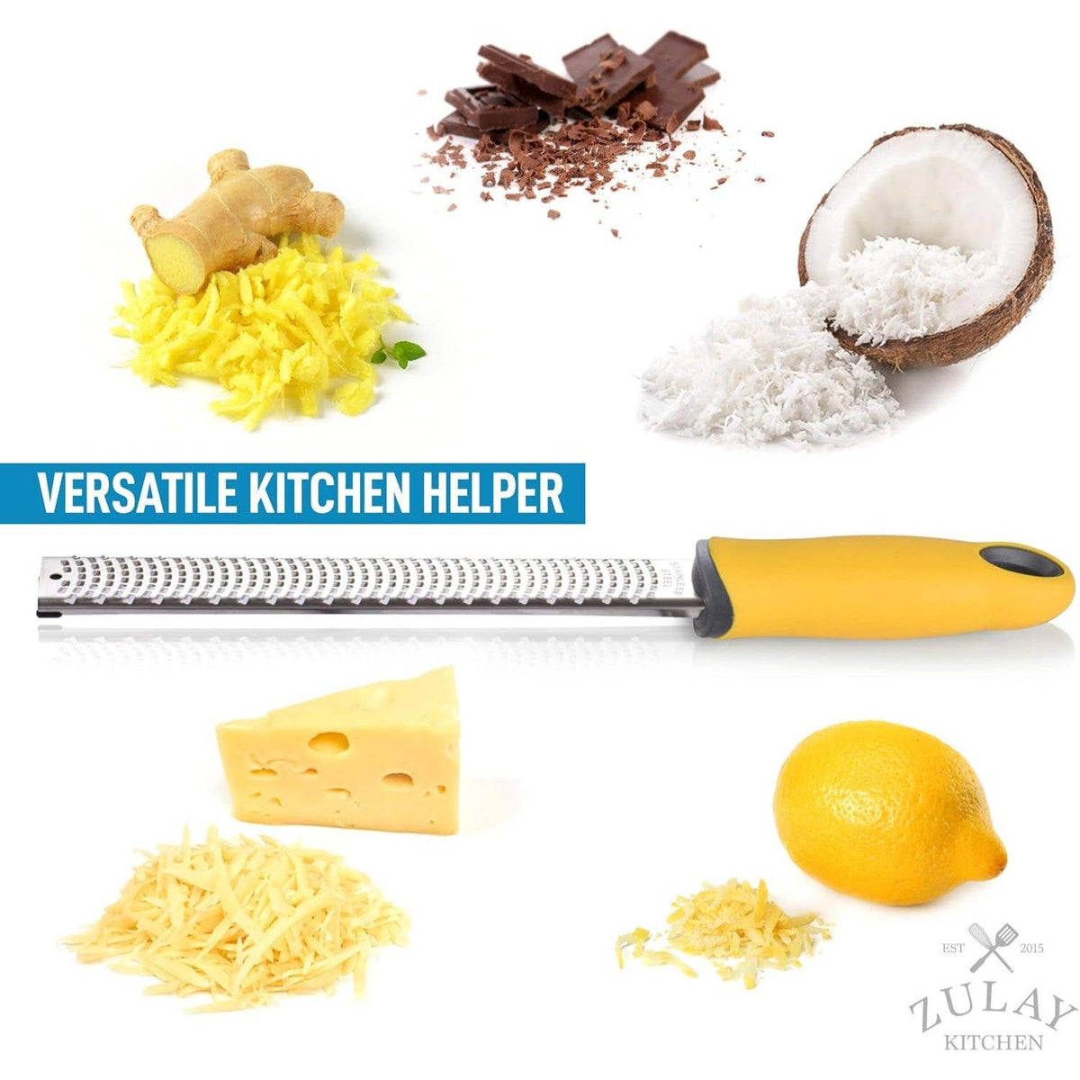 Stainless Steel Cheese Grater & Citrus Zester