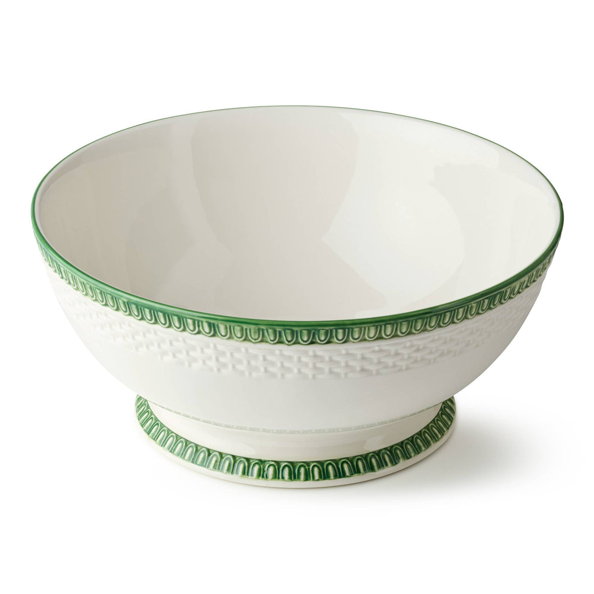 Le Jardin Embossed Rattan Deep Bowl 10.875x4.75 120 oz