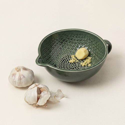 Ceramic Grating Bowl - Sage