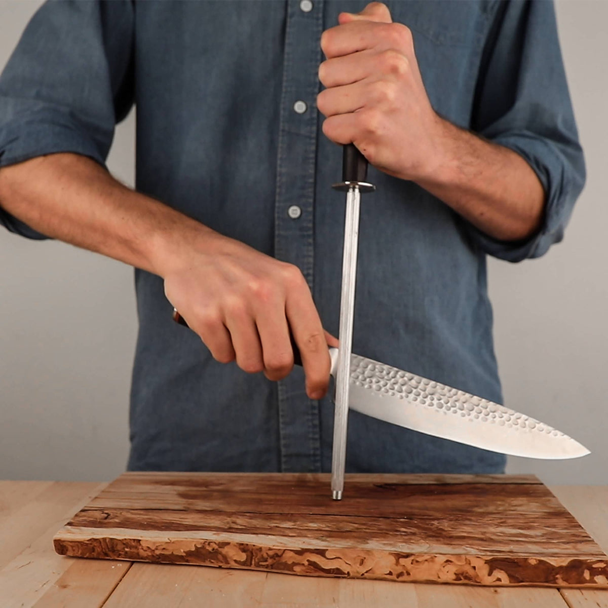 Complete Professional 8-Piece Knife Set - Pakka Damascus