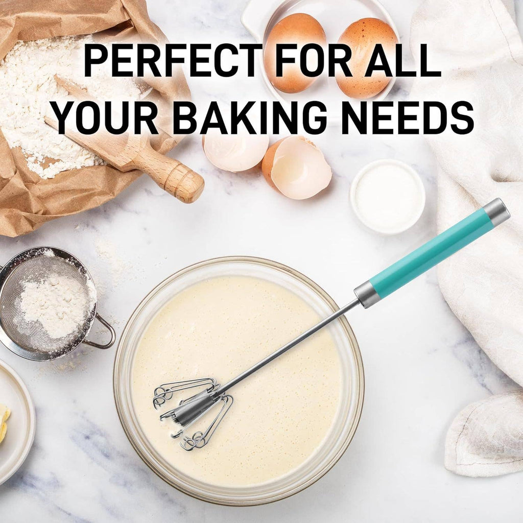 Traditional Rotary Push Whisk - Egg Beater