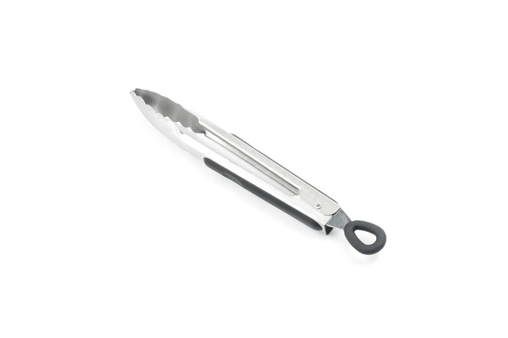 Fox Run Locking Tongs, Stainless Steel, 9"