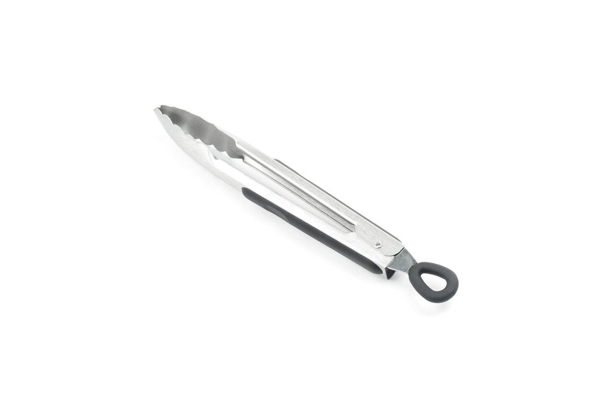 Fox Run Locking Tongs, Stainless Steel, 9"