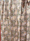 Shower Curtain Cotton block printed Pochampali