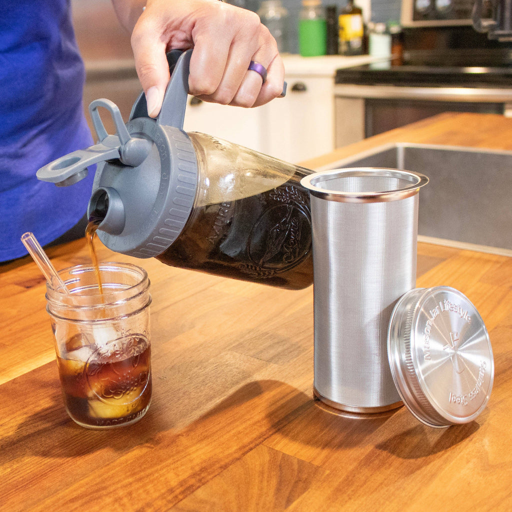 Cold Brew Coffee and Tea Maker Stainless Steel Filter Kit