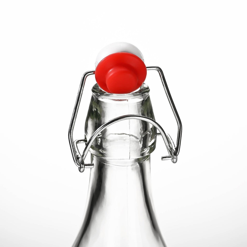 Fox Run Flip Top Glass Bottle, 1 Liter Air Tight Bottle