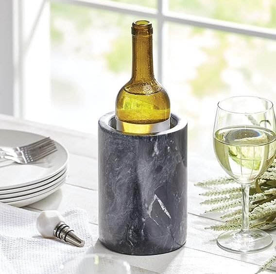 Marble Wine Cooler – Cylinder Design