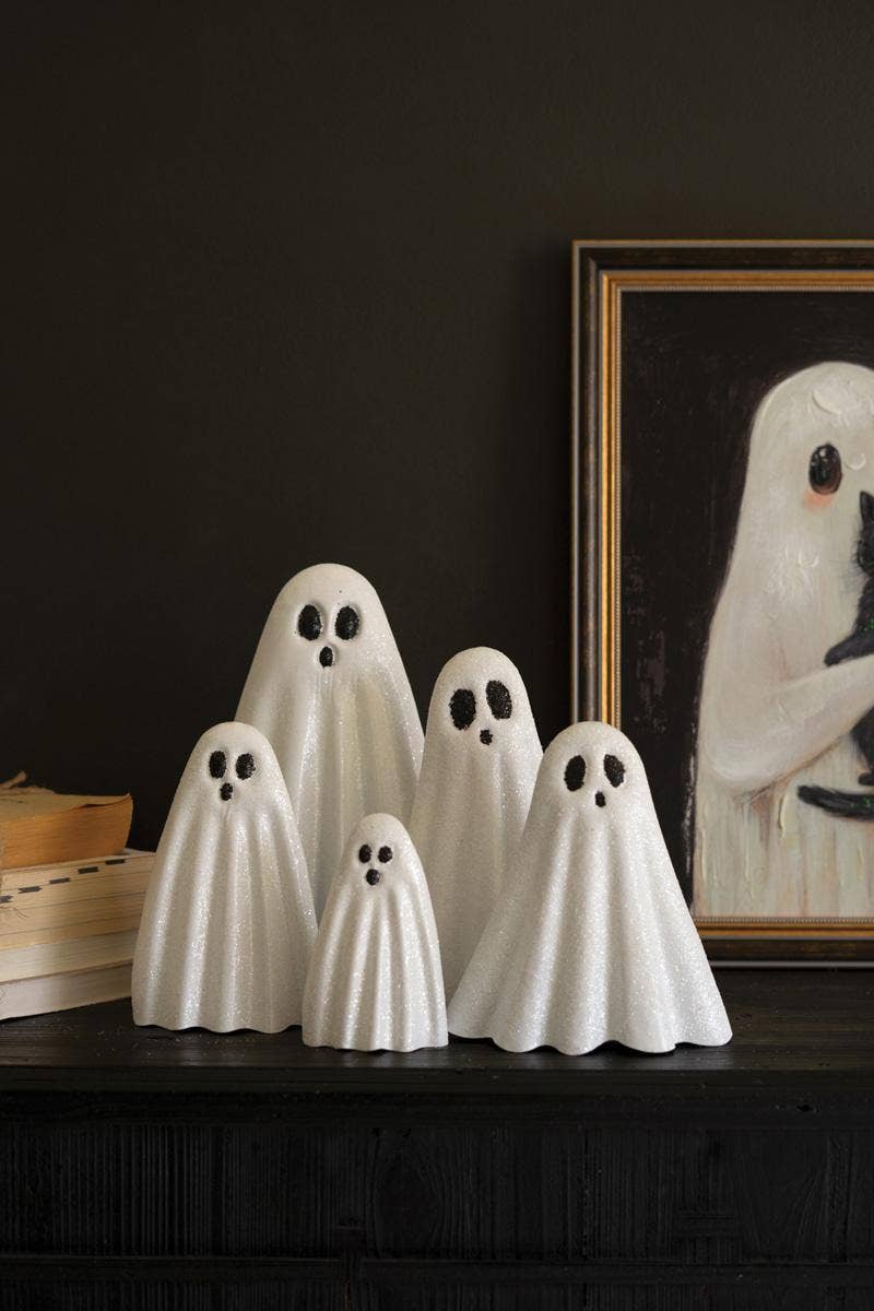 SET OF FIVE HALLOWEEN GHOSTS
