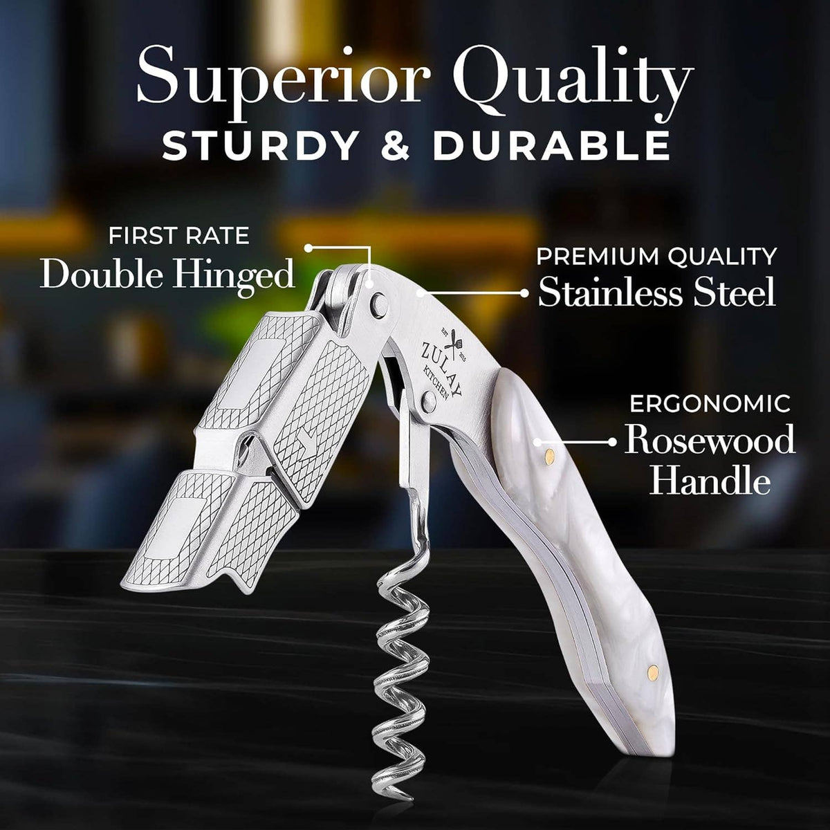 3-in-1 Waiter Corkscrew Wine Bottle Opener