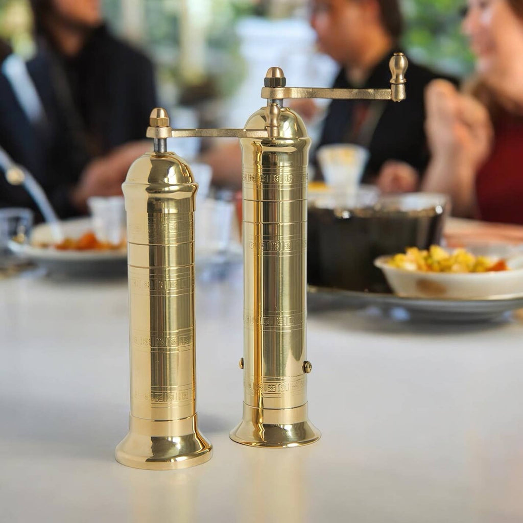 The original 'Brass Mill' - 9" salt grinder