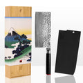 Kitchen Knife - Damascus Cleaver Knife