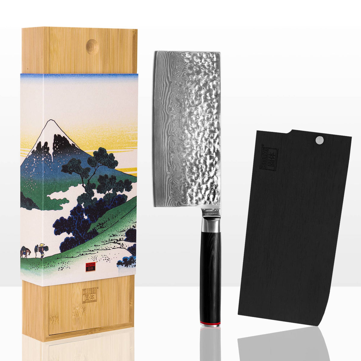 Kitchen Knife - Damascus Cleaver Knife