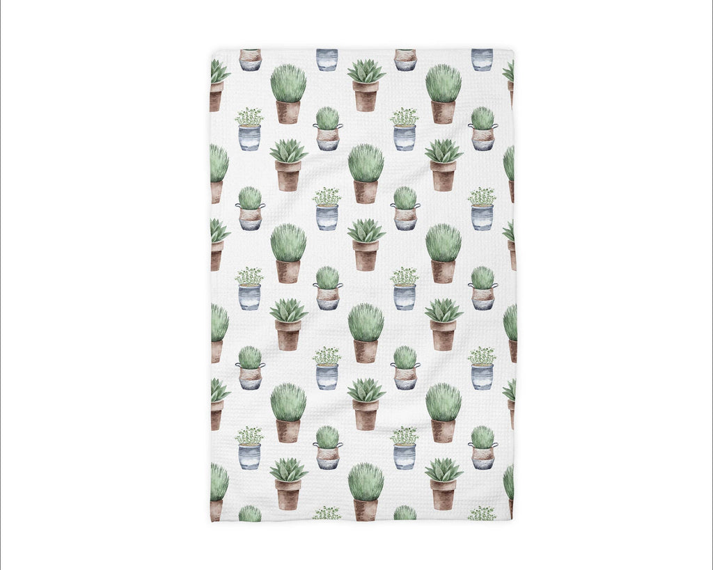 Succulent Plant Herb Potted Nursery Garden Kitchen Towel
