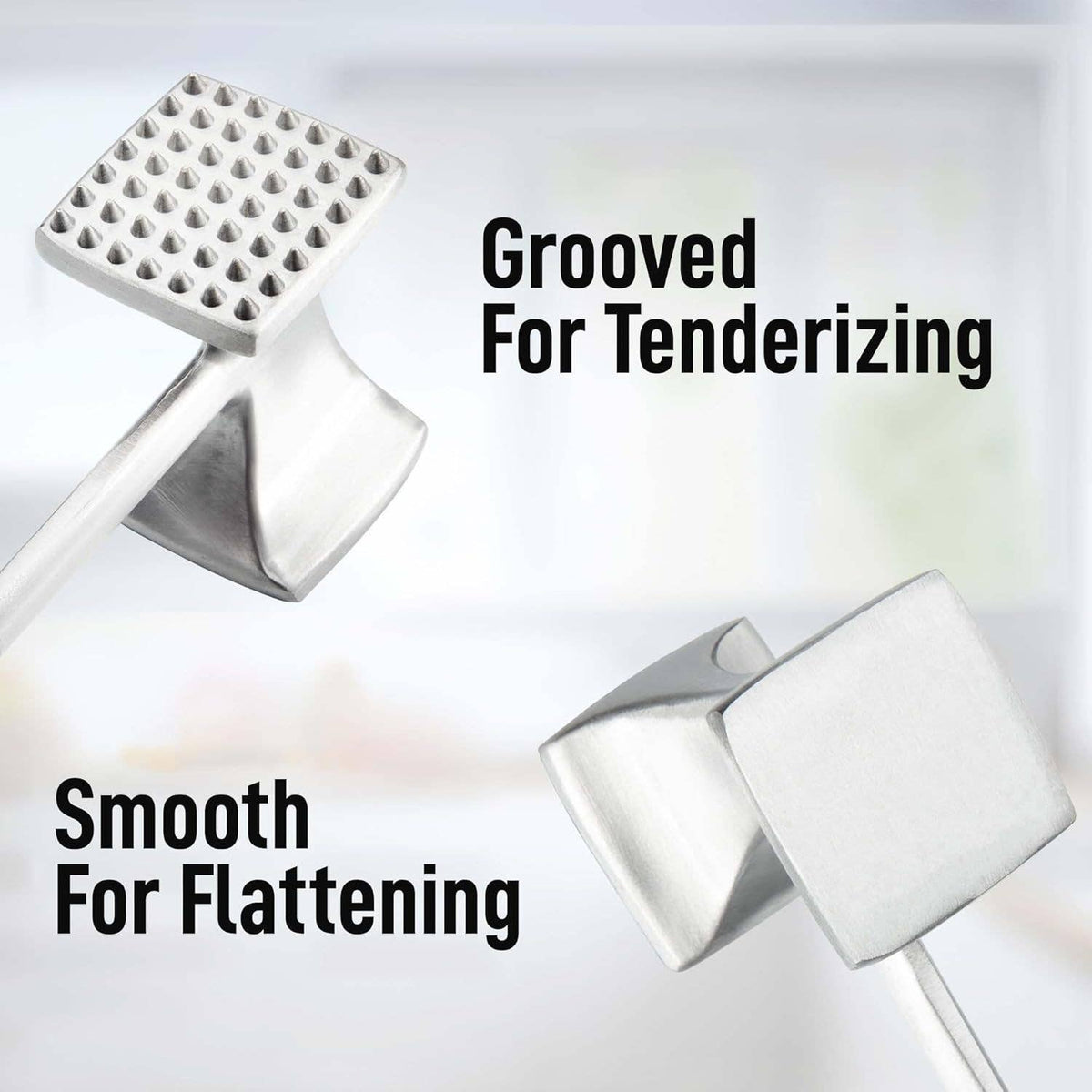 Dual Sided Heavy Duty Meat Hammer Tenderizer