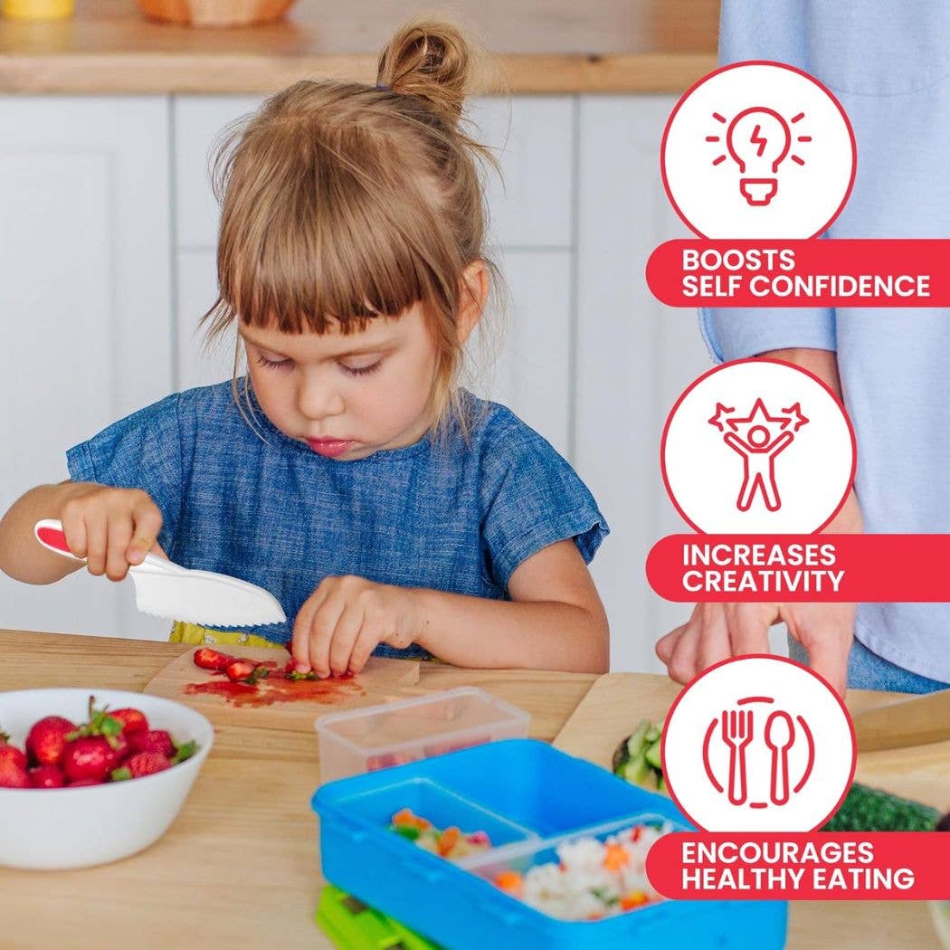 Safety Knife Set for Kids - 3 Piece