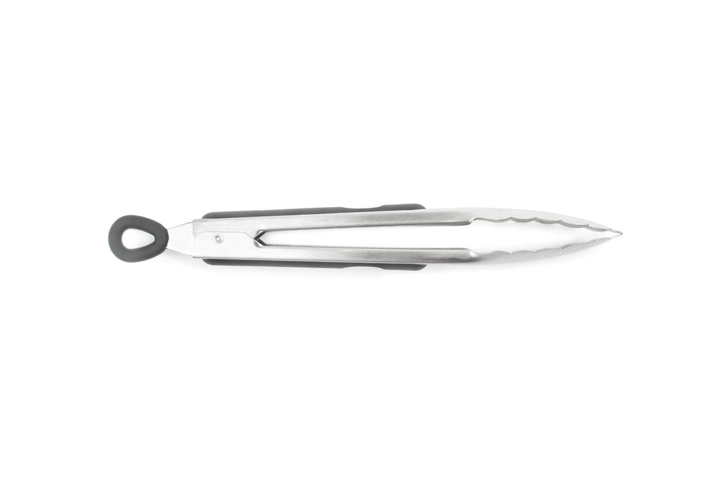 Fox Run Locking Tongs, Stainless Steel, 9"