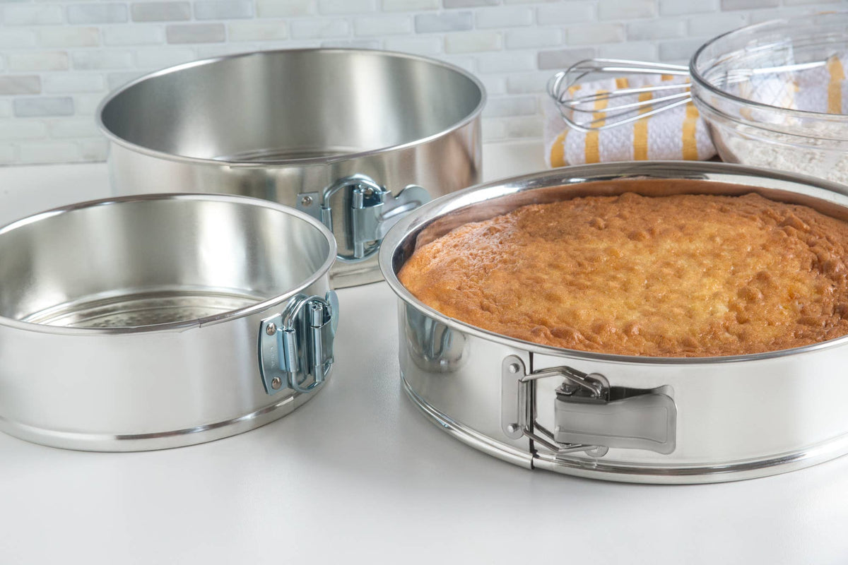 Fox Run Springform Pan Set, 3-Piece, 10.5" x 10.75" x 3.25"