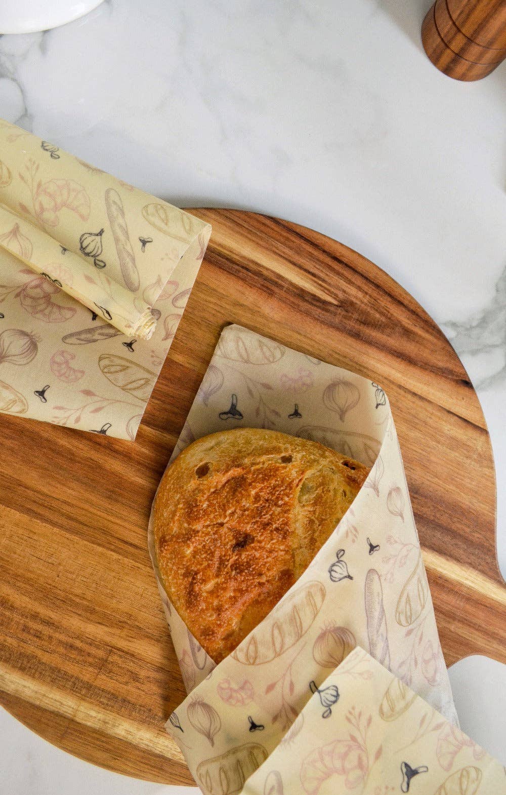 Eco-Friendly Plant-Based Wax Food Wrap Roll- 5ft
