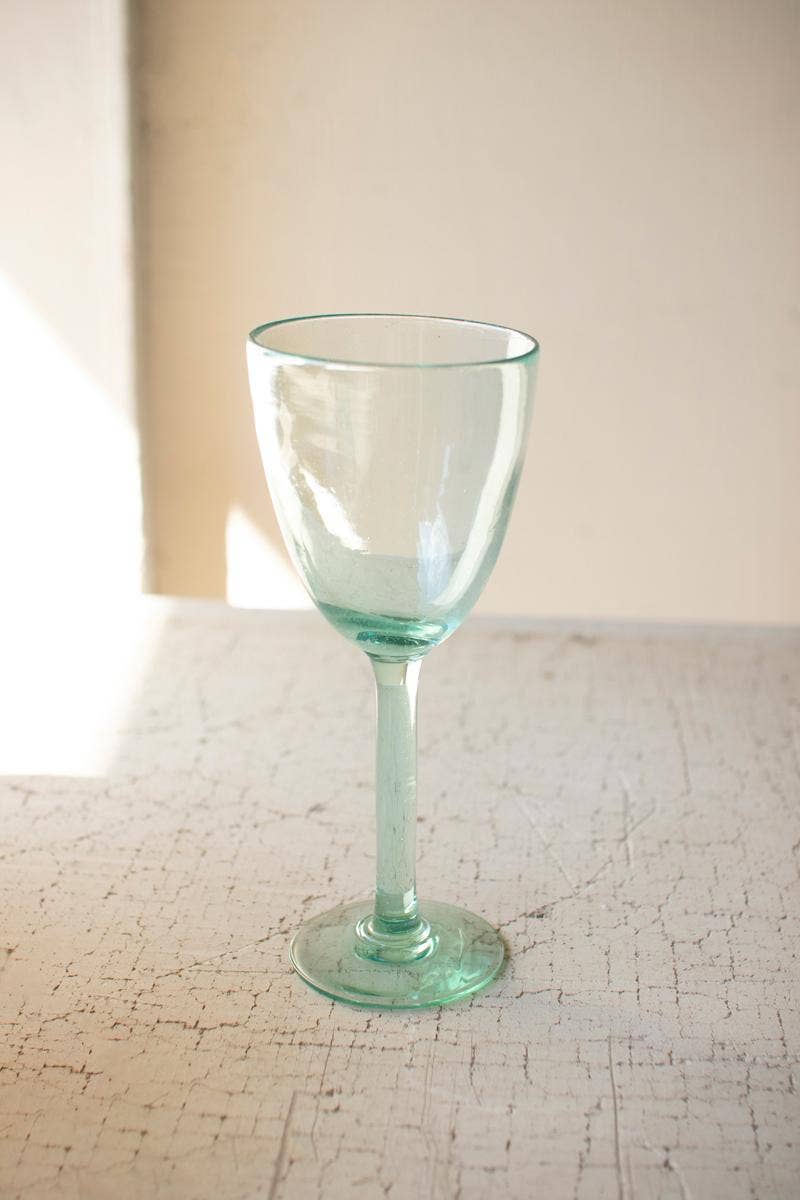 RECYCLED WINE GLASS