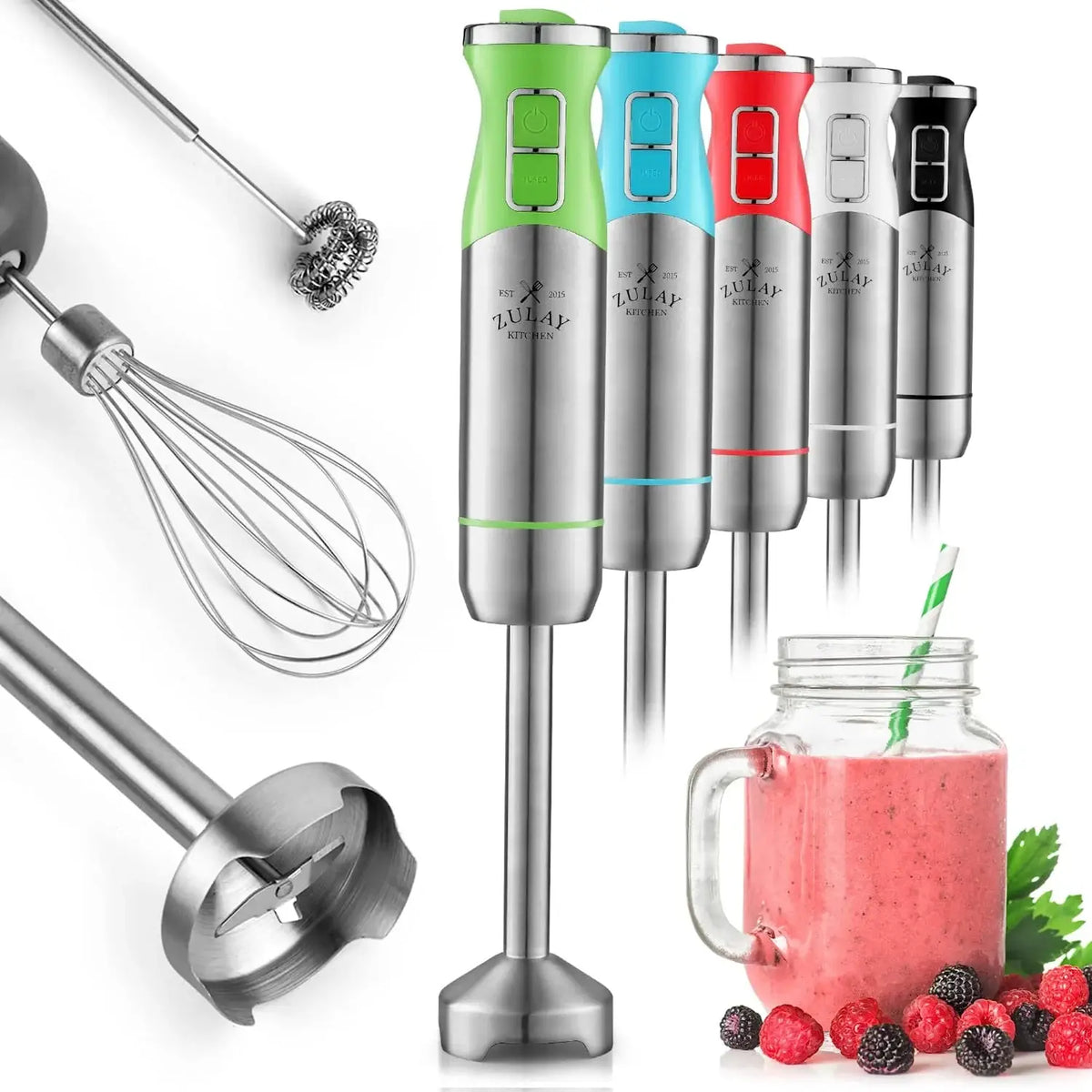Immersion Blender Handheld 500W - 8 Speed