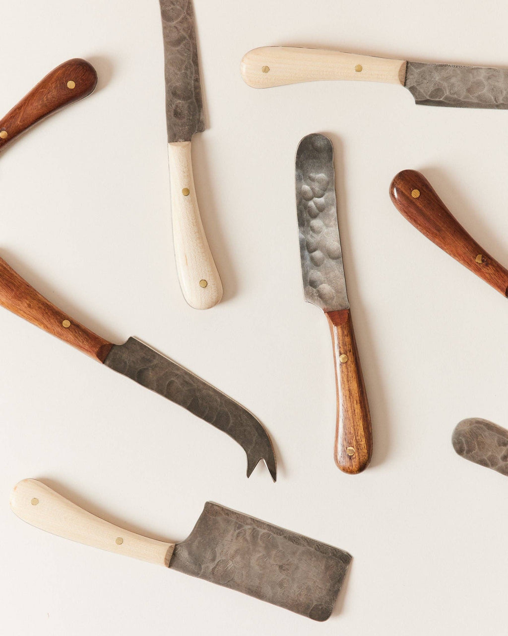 Artisan Forged Cheese Knives
