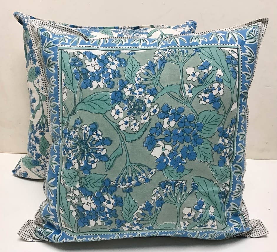 Pillow Printed 18" x 18" Wild Sage Green