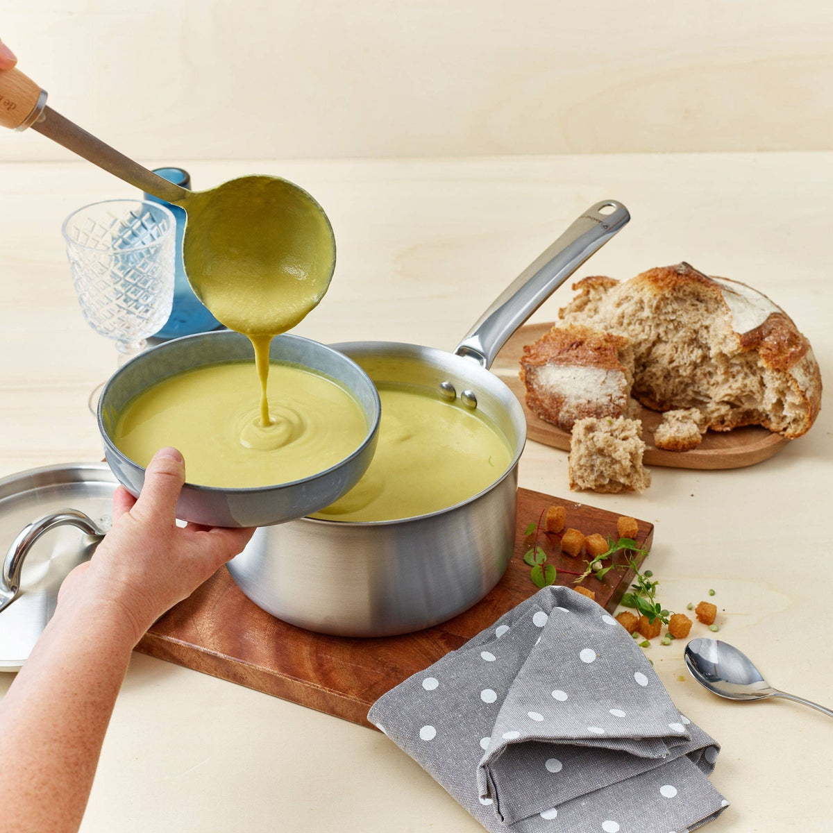 ALCHIMY 3-ply Stainless Steel Saucepan