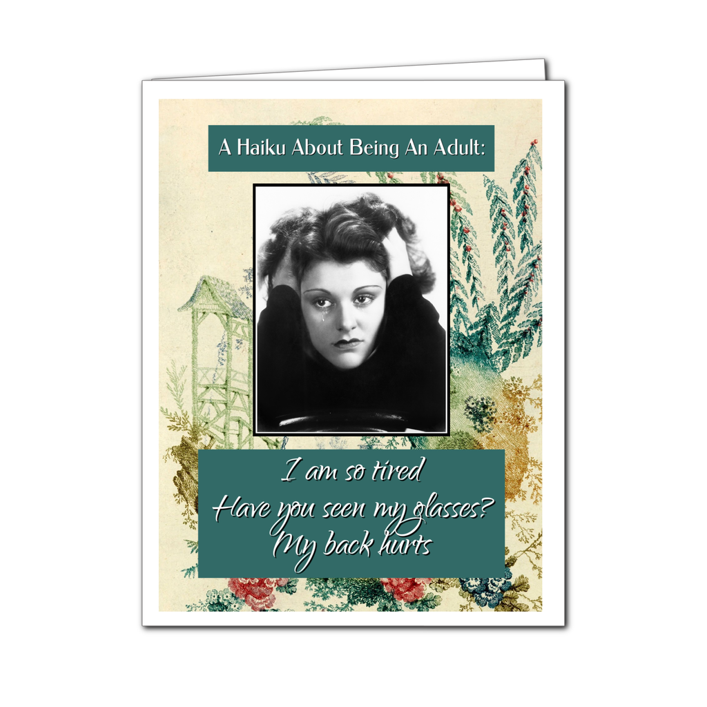 Haiku Birthday Greeting Card