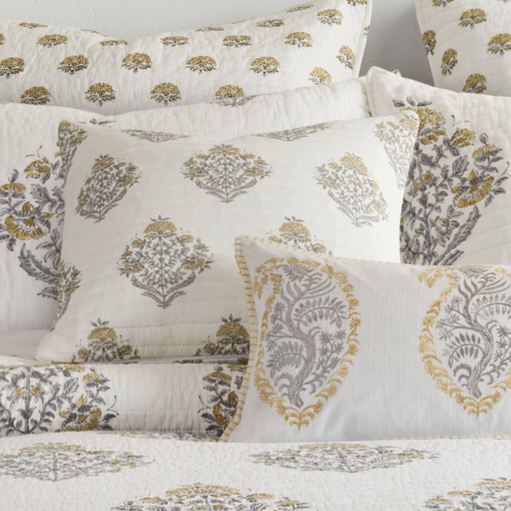 Kamira Ochre Matchback Pillow