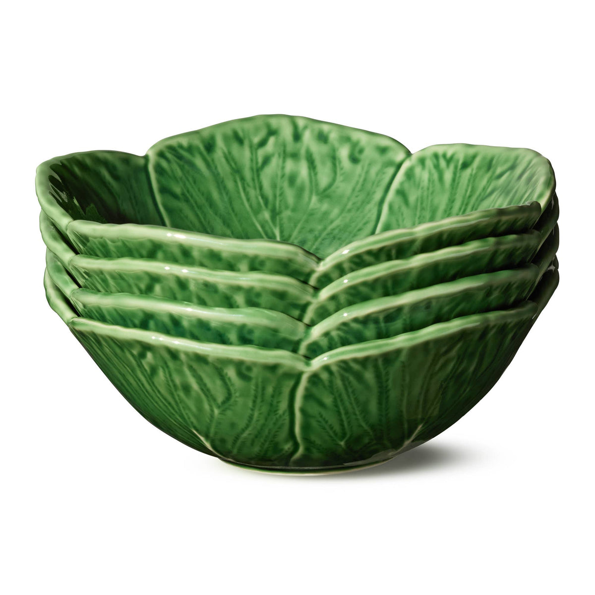 Le Jardin Cabbage 3-D Cereal Bowl 7x7x2.5 16 oz