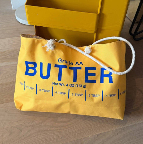 Butter Weekender Tote Bag 🧈