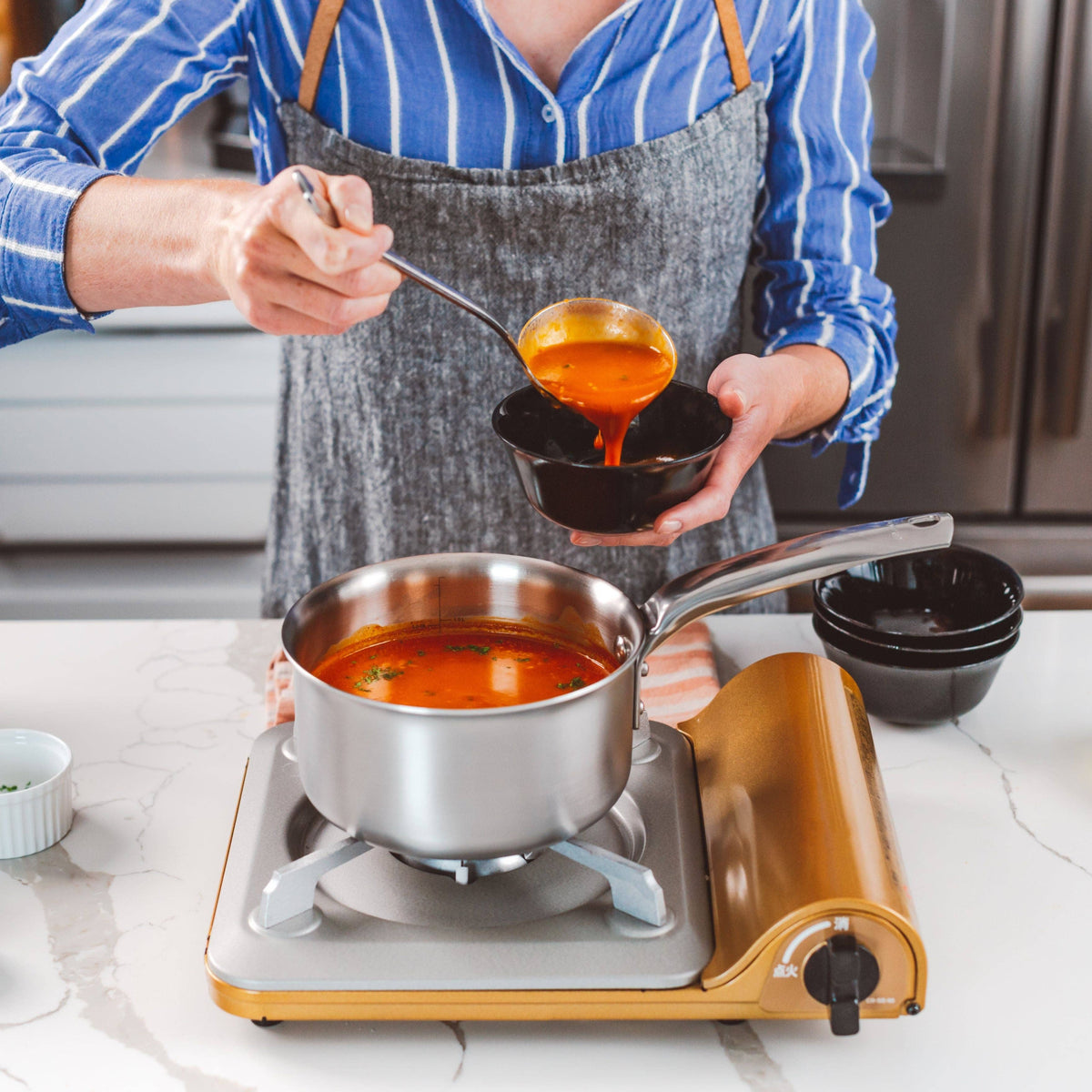 ALCHIMY 3-ply Stainless Steel Saucepan