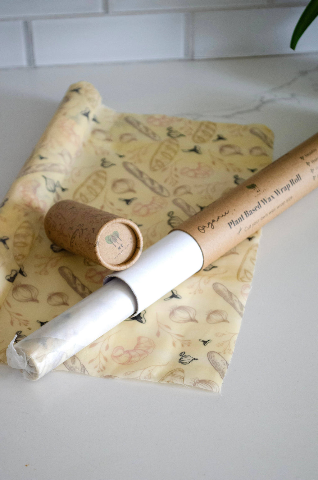 Eco-Friendly Plant-Based Wax Food Wrap Roll- 5ft