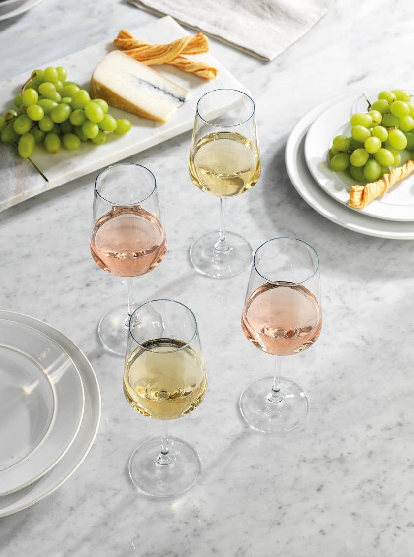 Maribella White Wine Glasses, Set of 4