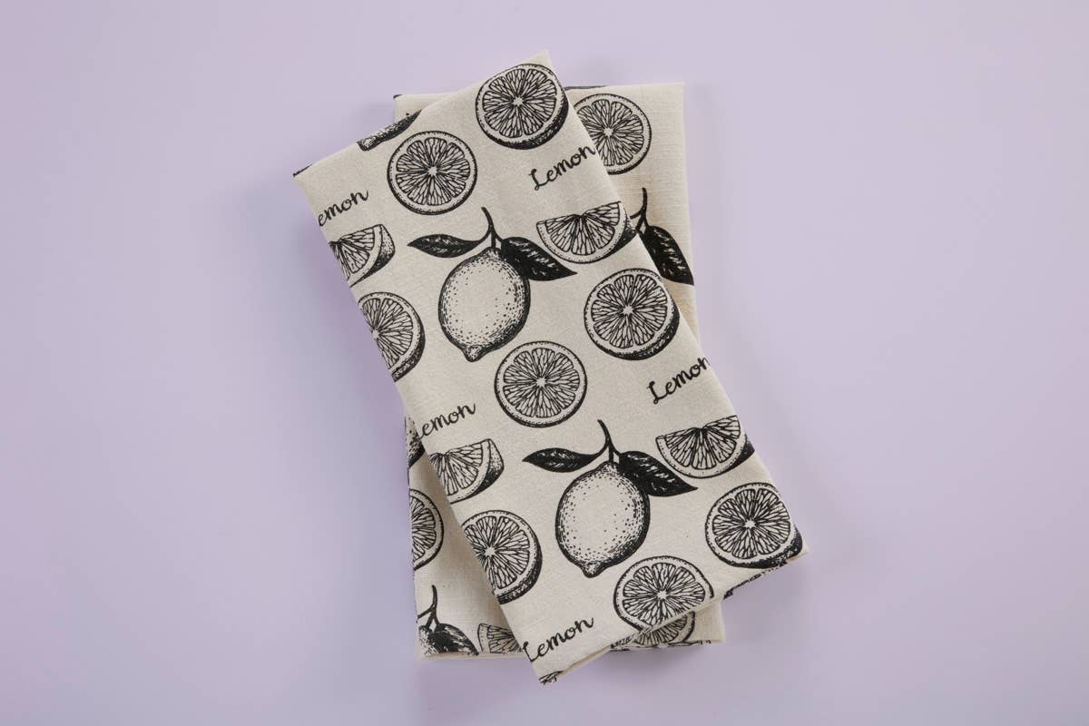 Cotton Set of 2 Kitchen Towels - Printed