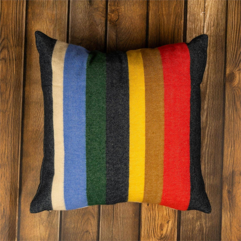 Multi-Color Cabin Stripe Throw Pillow (Pk/2) | Lodge Decor